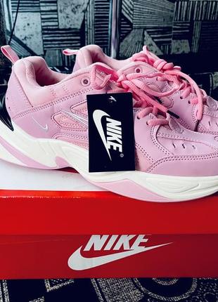 Гламурные кроссовки nike м2k tekno pink.