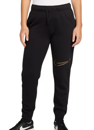 Оригінальні штани жіночі nike club shine jogger fb8760-010