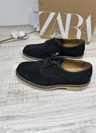 Кожаные туфли zara