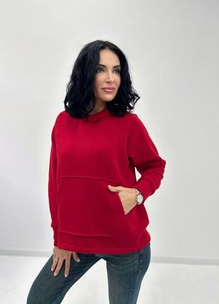 Тепле жіноче худі з капюшоном