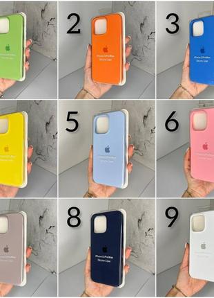 Чехол на iphone 15 pro max full silicone case открытая камера, закрытый низ