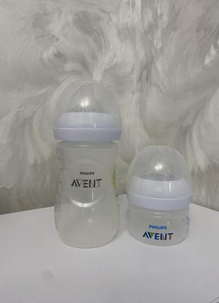 Пляшечки для годування philips avent 260ml, 60 ml.