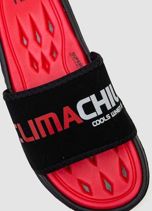 Шльопанці чоловічі, колір червоно-чорний