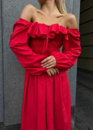Женское летнее весеннее длинное платье миди макси с рукавами💘  розовое красное черное масло оливковое. праздничное, вечернее, выпускное2 фото