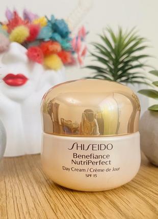 Оригінал денний крем shiseido benefiance nutriperfect day cream spf 15