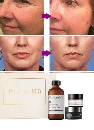 Омолоджуючий та відбілюючий набір perricone md smoothing firming trio
