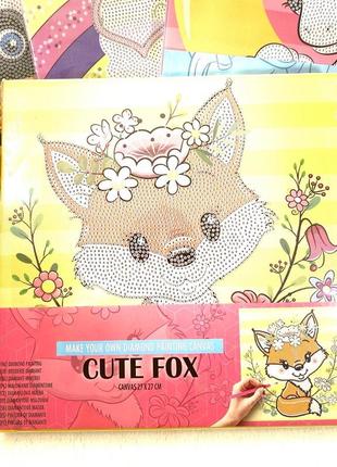 Алмазна мозаїка на полотні 27 х 27 см