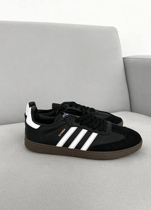 Кросівки adidas samba og black white gum