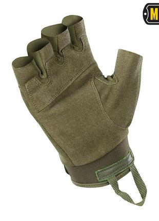 Перчатки тактические беспалые m-tac assault tactical mk.3 оливка размер l зеленый (9111)