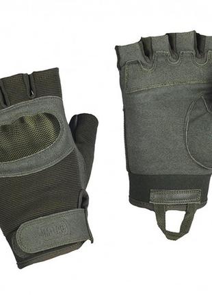 Перчатки тактические беспалые m-tac assault tactical mk.3 оливка размер l зеленый (9111)