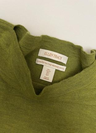 Джемпер від ellen tracy | l | extra fine merino wool8 фото