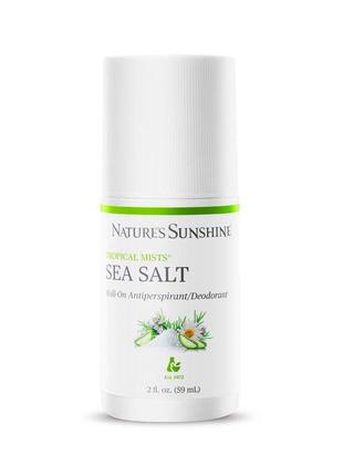 Антиперспирант, дезодорант с морською сіллю та   минералами, sea salt roll-on antiperspiran, нсп,  сша