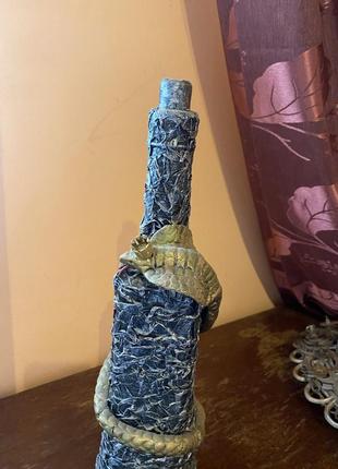 Сувенирная бутылка в стиле стимпанк2 фото