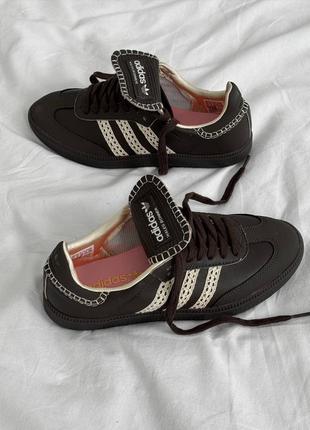 Кросівки adidas samba × wales bonner brown1 фото