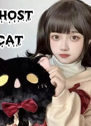 Сумка кофейная черный кот стиль лолита