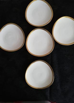 Набор  розеток фарфоровых 3 угольная форма  winterling röslau bavaria германия