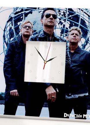Тематичний годинник "група depeche mode. депеш мод" подарунок фанату рок музики, декор у бар, клуб