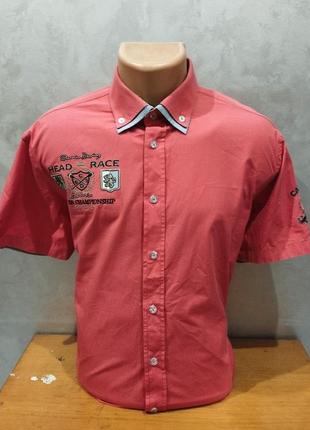 Camp david , чоловіча сорочка з коротким рукавом від преміум бренду