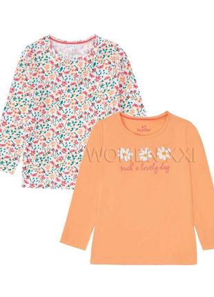 2 года набор регланов для девочки улица дом кофточка футболка длинный рукав лонгслив хлопок поддев