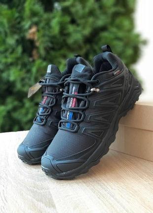 Кросівки чоловічі зимові salomon speed cross pro gore-tex thinsulate чорні ( розмір: 41- 46 )