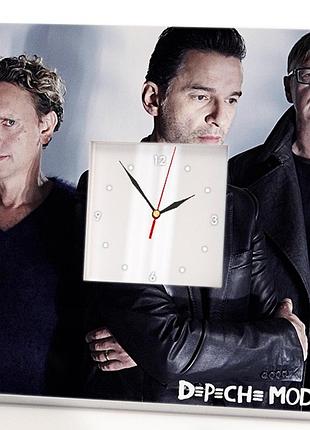 Годинник "гурт depeche mode. депеш мод" сувенір для фанатів рок музики, декор у бар, клуб, студію