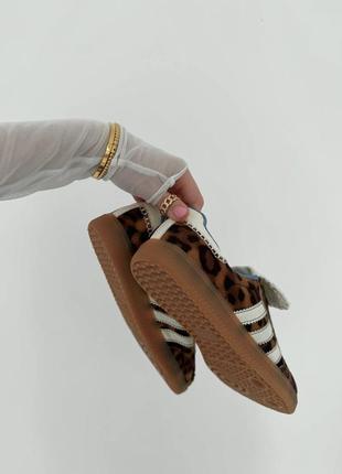 Кроссовки adidas samba × wales bonner leo leopard10 фото