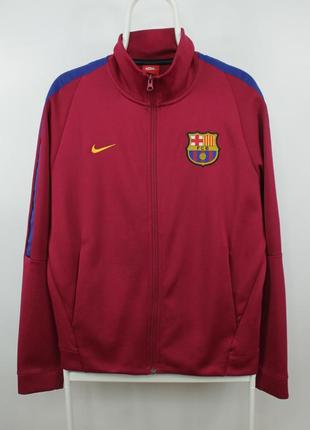 Спортивная футбольная олимпийка кофта nike fc barcelona authentic franchise track jacket 868925-620