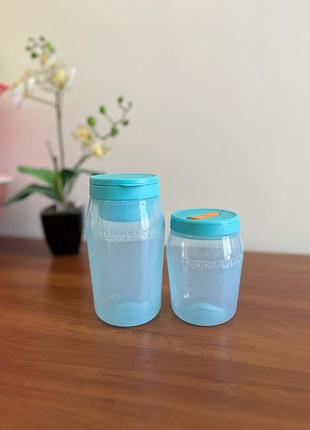 "чудо-банка" 550 мл с отверстием для трубочки tupperware