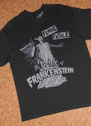 Футболка the bride of frankenstein/femme fatale/наречена франкенштейна/мерч