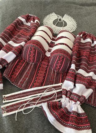 Корсет вишитий з рукавами