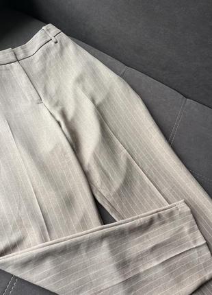 Брюки в полоску зауженные к низу👝