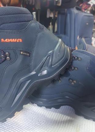 Прогулочные ботинки lowa men renegade 1948x mid navy orange