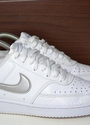 Nike court vision 37.5р кроссовки кеды сникерсы кожаные оригинал