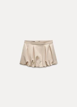 Юбка-шорты в стиле баллон zara