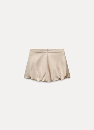 Юбка-шорты в стиле баллон zara3 фото