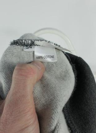 Крутой винтажный свитшот versace sport big logo gray cotton sweatshirt9 фото