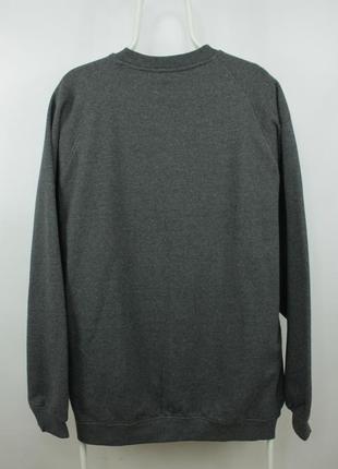 Крутой винтажный свитшот versace sport big logo gray cotton sweatshirt7 фото
