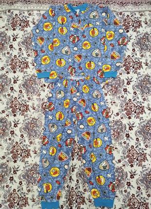 Байковая пижама на мальчика.