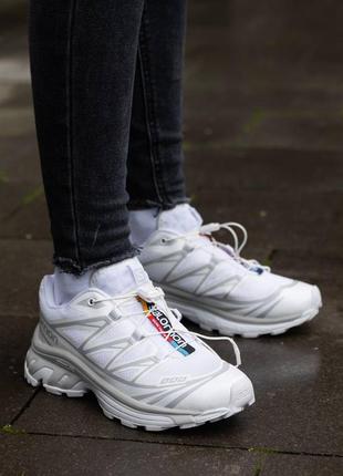 Жіночі білі кросівки salomon3 фото