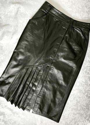 Мідіспідниця натур. чорна 46 р.