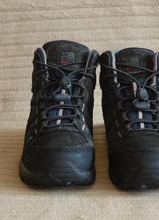 Отличные утепленные кожаные ботиночки karrimor weathertite breathable англия 33 р.2 фото