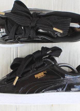 Кроссовки puma basket heart patent оригинал 38р кеды2 фото