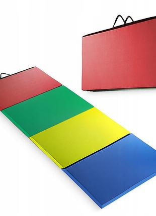Мат гимнастический складной 4fizjo xl 240 x 120 x 5 см multicolor (p-5905973402774)