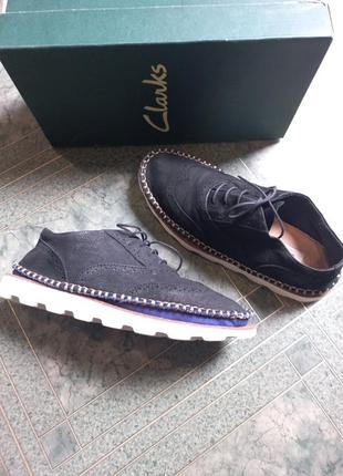 Лоферы мокасины,,clarks,, кожа р.38
