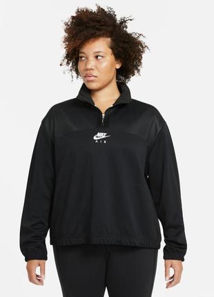 Спортивна кофта світшот nike air half zip black sweatshirts women's