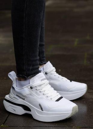 Женские кроссовки puma kosmo rider white5 фото