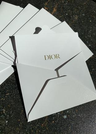 Подарочный конверт с открыткой dior