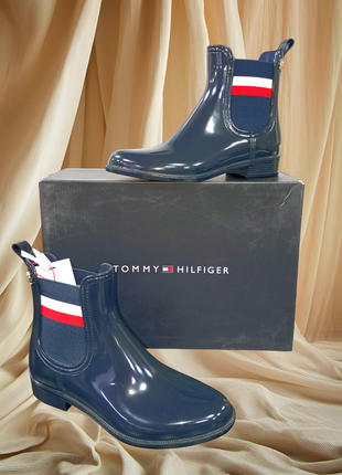 Женские челси резиновые сапоги Tommy hilfiger