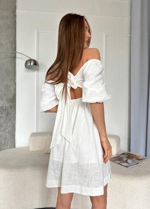 Сукня з льону