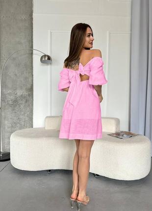 Сукня з льону